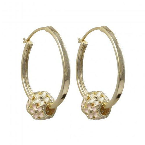 DLF Gold Flower Earrings W17