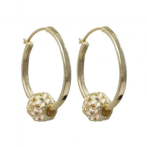 DLF Gold Flower Earrings W17