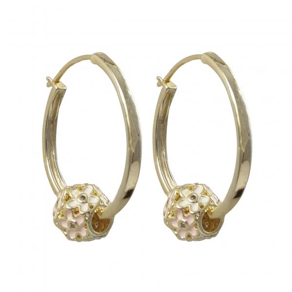 DLF Gold Flower Earrings W17