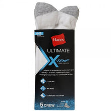 Load image into Gallery viewer, Hanes Men&#39;s Ultimate X-Temp™ Crew Socks - White