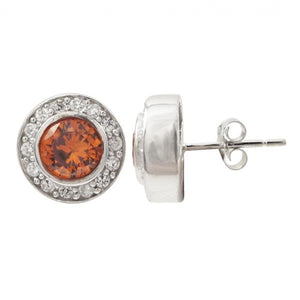DLF Sterling Silver Post Earrings
