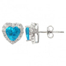 Load image into Gallery viewer, DLF Sterling Silver Heart Post Earrings