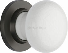 Load image into Gallery viewer, White Crackle Knob