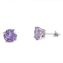 Load image into Gallery viewer, DLF Lavender Sterling Silver Post Earrings W18