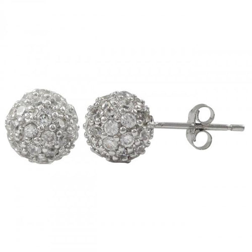 DLF Sterling Silver Post Earrings