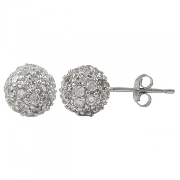 DLF Sterling Silver Post Earrings