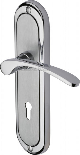 Heritage Brass Door Handle Lever Lock Ambassador