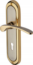 Load image into Gallery viewer, Heritage Brass Door Handle Lever Lock Ambassador