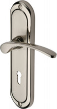 Load image into Gallery viewer, Heritage Brass Door Handle Lever Lock Ambassador