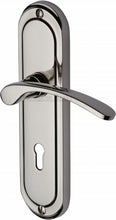 Load image into Gallery viewer, Heritage Brass Door Handle Lever Lock Ambassador