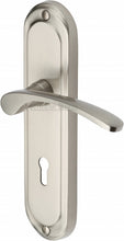 Load image into Gallery viewer, Heritage Brass Door Handle Lever Lock Ambassador