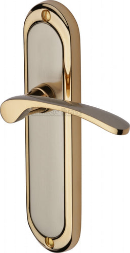 Heritage Brass Door Handle Lever Latch Ambassador Design Jupiter finish
