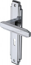 Load image into Gallery viewer, Heritage Brass Door Handle Lever Lock Astoria Design