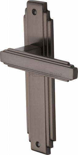Heritage Brass Door Handle Lever Latch Astoria Design Matt Bronze finish