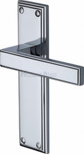Load image into Gallery viewer, Heritage Brass Door Handle Lever Latch Atlantis Design