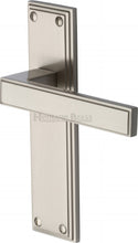 Load image into Gallery viewer, Heritage Brass Door Handle Lever Latch Atlantis Design
