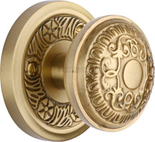 Load image into Gallery viewer, Heritage Brass Mortice Knob on Rose Aydon Design