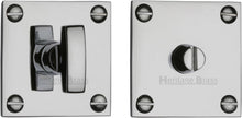 Load image into Gallery viewer, Heritage Brass Square Low profile Thumbturn &amp; Emergency Release