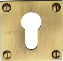 Load image into Gallery viewer, Heritage Brass Euro Profile Cylinder Escutcheon