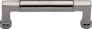 Heritage Brass Cabinet Pull Bauhaus Design 101mm CTC