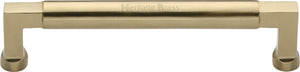 Heritage Brass Cabinet Pull Bauhaus Design 152mm CTC