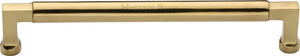 Heritage Brass Cabinet Pull Bauhaus Design 203mm CTC