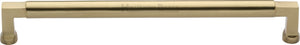Heritage Brass Cabinet Pull Bauhaus Design 254mm CTC