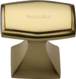Heritage Brass Cabinet Knob Deco Design 32mm
