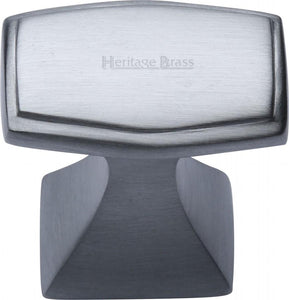 Heritage Brass Cabinet Knob Deco Design 32mm