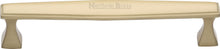 Load image into Gallery viewer, Heritage Brass Cabinet Pull Deco Design 152mm CTC