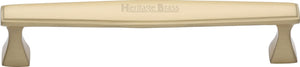 Heritage Brass Cabinet Pull Deco Design 152mm CTC