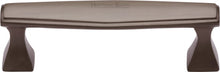 Load image into Gallery viewer, Heritage Brass Cabinet Pull Deco Design 96mm CTC