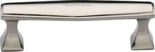 Load image into Gallery viewer, Heritage Brass Cabinet Pull Deco Design 96mm CTC