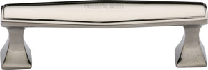 Heritage Brass Cabinet Pull Deco Design 96mm CTC