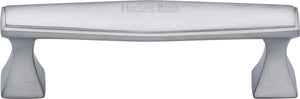 Heritage Brass Cabinet Pull Deco Design 96mm CTC