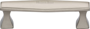 Heritage Brass Cabinet Pull Deco Design 96mm CTC