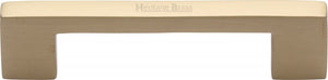 Heritage Brass Cabinet Pull Metro Design 96mm CTC