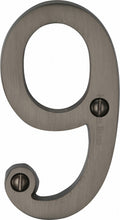 Load image into Gallery viewer, Heritage Brass Numeral 9 Face Fix 76mm (3&quot;)