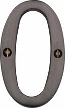 Load image into Gallery viewer, Heritage Brass Numeral 0 Face Fix 76mm (3&quot;)