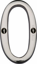 Load image into Gallery viewer, Heritage Brass Numeral 0 Face Fix 76mm (3&quot;)