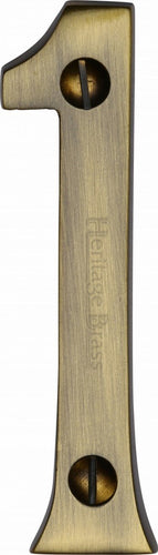 Heritage Brass Numeral 1 Face Fix 76mm (3