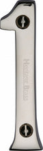 Load image into Gallery viewer, Heritage Brass Numeral 1 Face Fix 76mm (3&quot;)