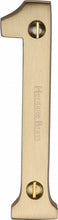 Load image into Gallery viewer, Heritage Brass Numeral 1 Face Fix 76mm (3&quot;)