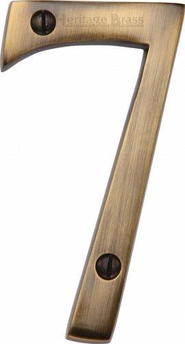 Heritage Brass Numeral 7 Face Fix 76mm (3