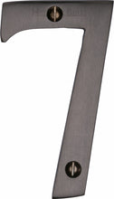 Load image into Gallery viewer, Heritage Brass Numeral 7 Face Fix 76mm (3&quot;)