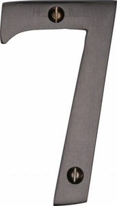 Heritage Brass Numeral 7 Face Fix 76mm (3")