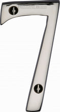 Load image into Gallery viewer, Heritage Brass Numeral 7 Face Fix 76mm (3&quot;)
