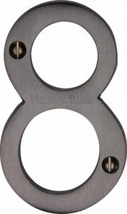 Heritage Brass Numeral 8 Face Fix 76mm (3")