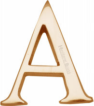 Load image into Gallery viewer, Heritage Brass Alphabet A Pin Fix 51mm (2&quot;)