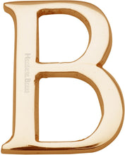 Load image into Gallery viewer, Heritage Brass Alphabet B Pin Fix 51mm (2&quot;)
